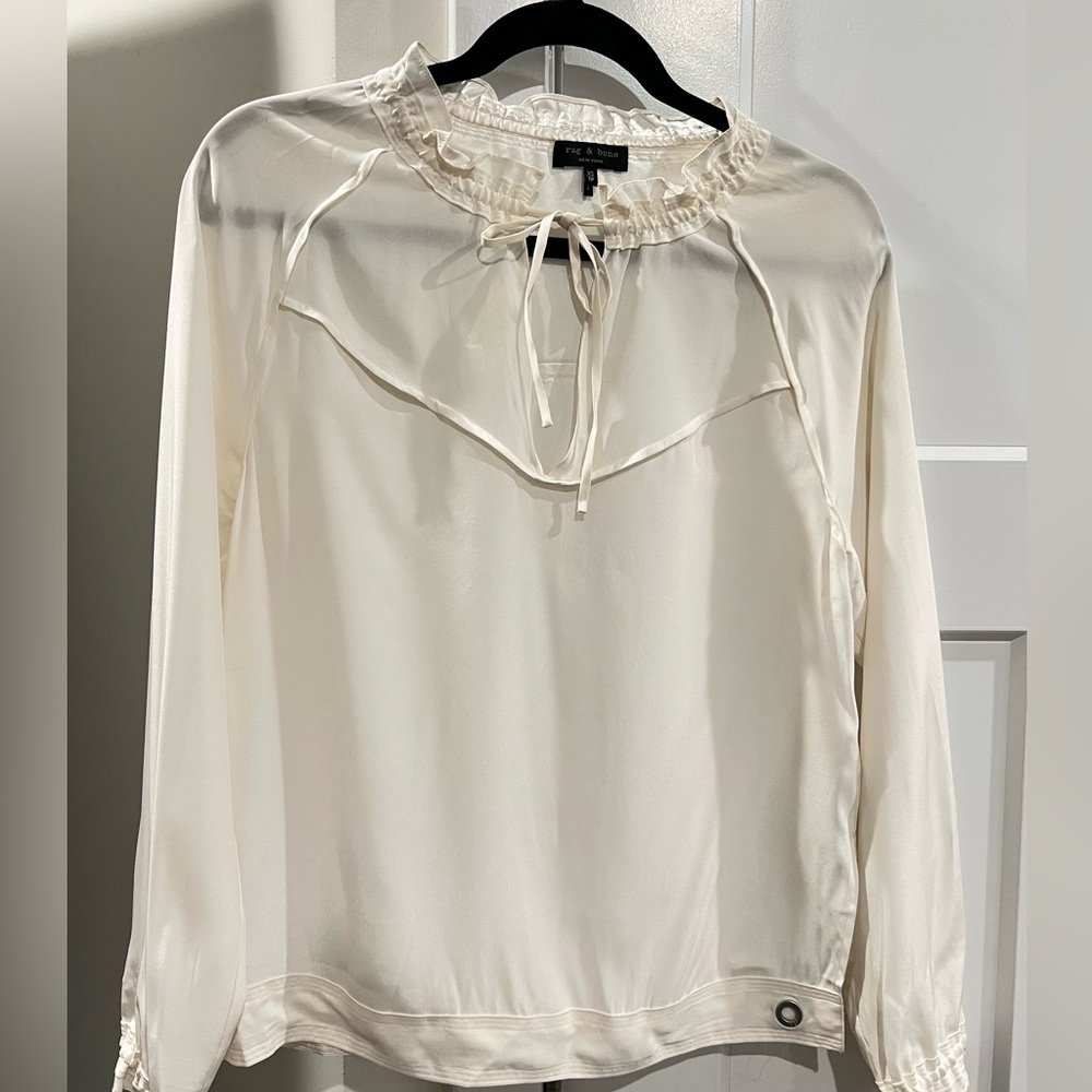 rag & bone silk blouse